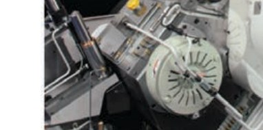 Nishijimax NHC-160 carbide saw blade and material positioning detail
